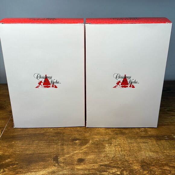 Christmas by Krebs Snowmen Glass Ornaments set of 8 Red - Picture 6 of 7